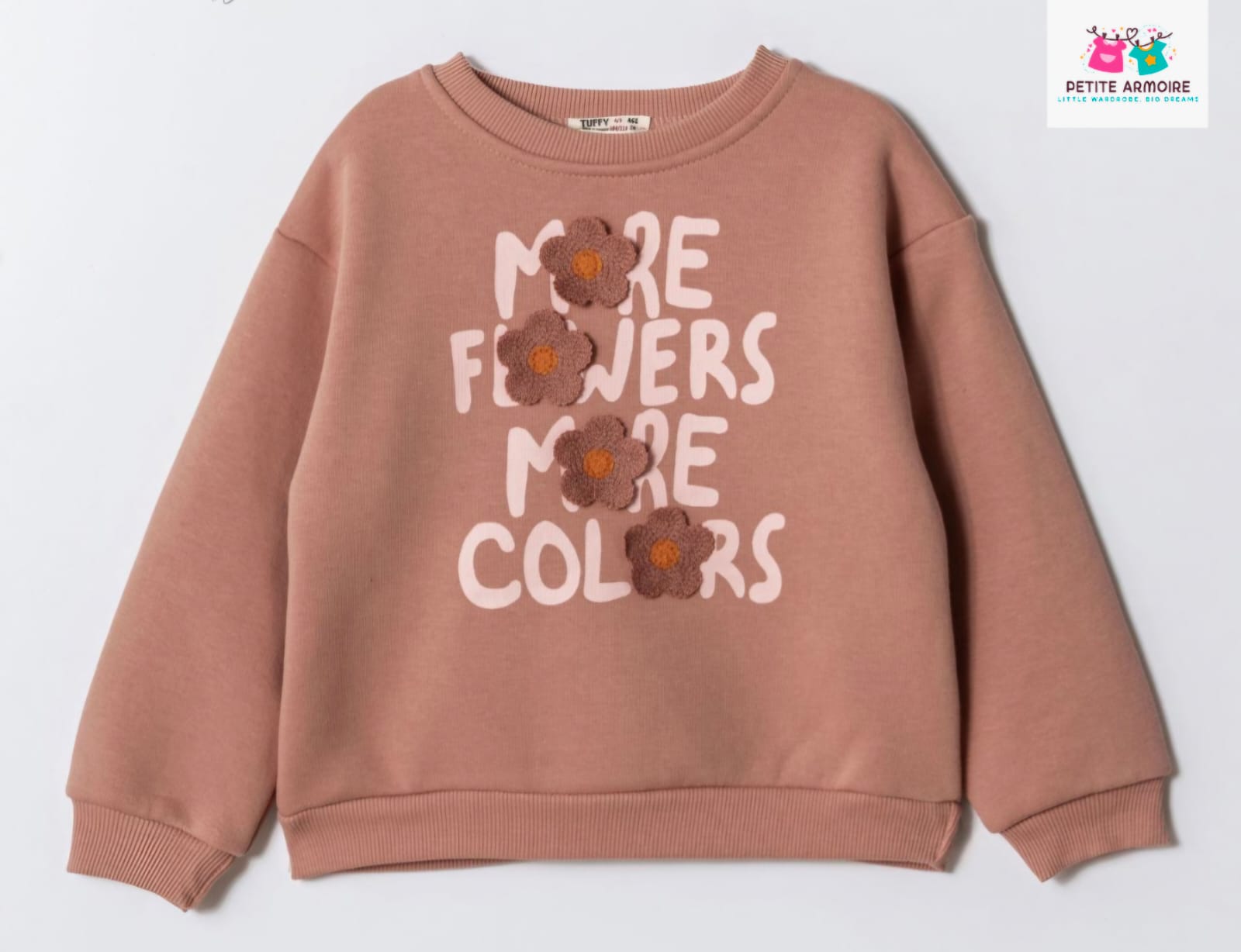 More Flowers, More Colors: The Textured Floral Sweatshirt