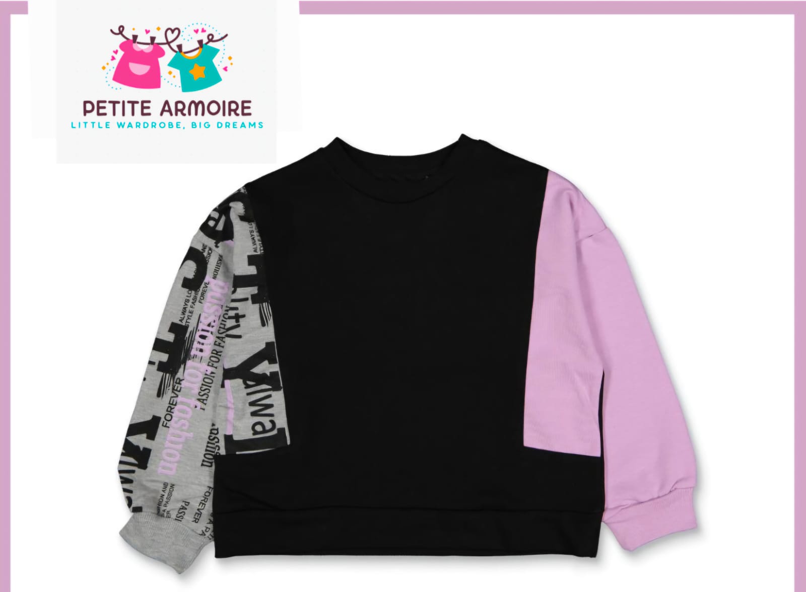 long sleeve girls sweatshirt