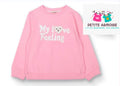 My Love Feeling: Fuzzy Heart Graphic Sweatshirt