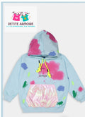 Art Splash: The Bright Graphic Hoodie with Contrast Pocket