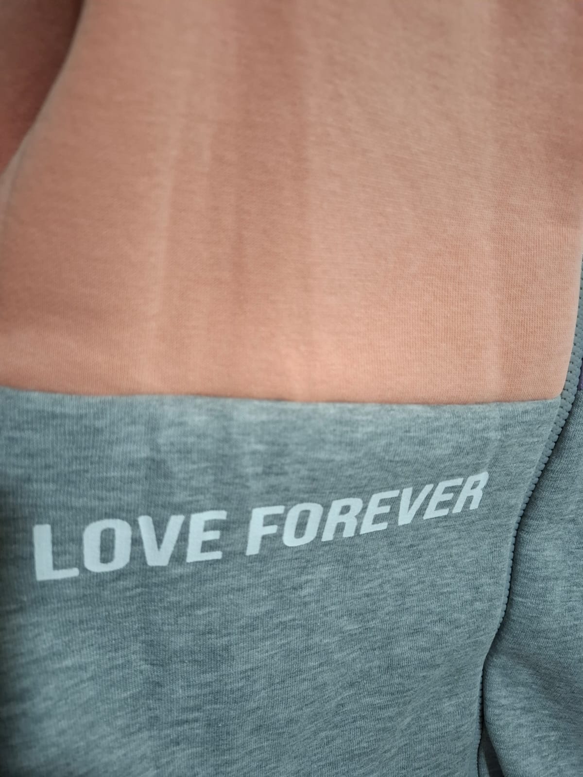 Girls' Pastel Color-Block "Forever" 2-Piece Tracksuit Set