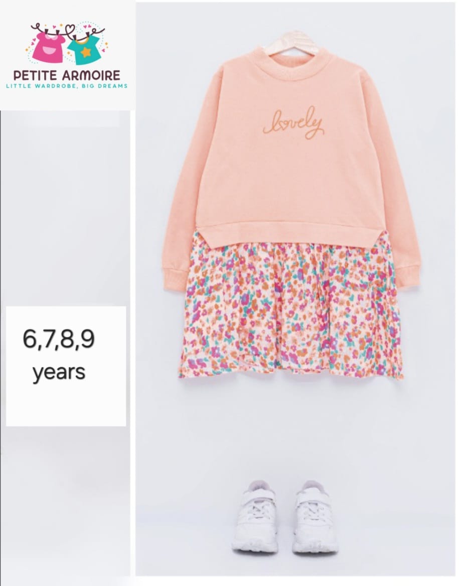 Sweet Charm: The "Lovely" Sweater-Look Dress