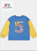 Blue & Yellow Flash: Soft & Stylish Crewneck