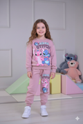Sweet Mauve Stitch Set: Ultra-Soft Crewneck & Joggers