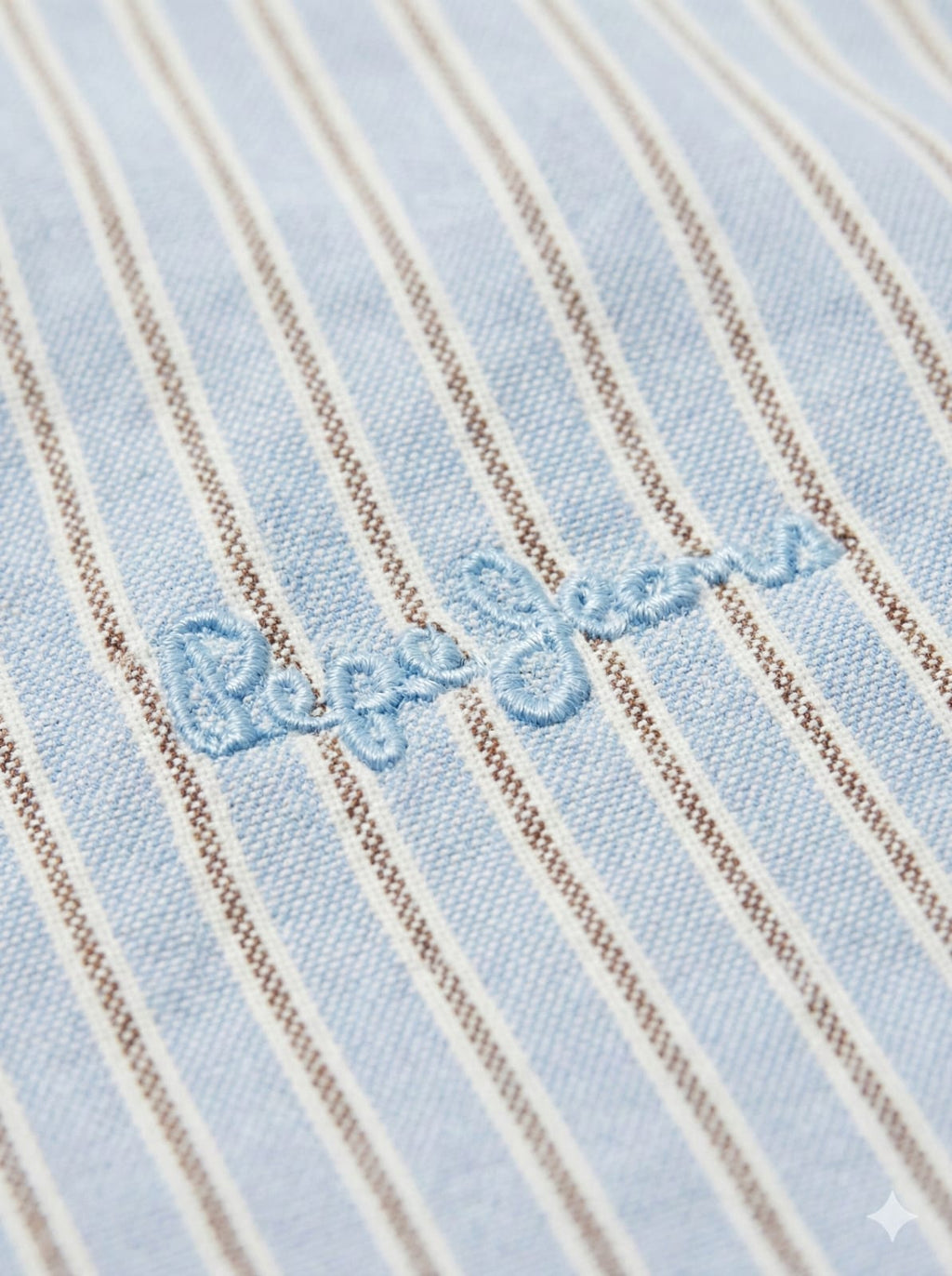 Boys' Blue Striped Button-Down Shirt