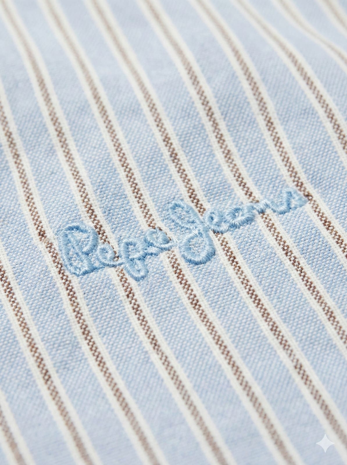 Boys' Blue Striped Button-Down Shirt