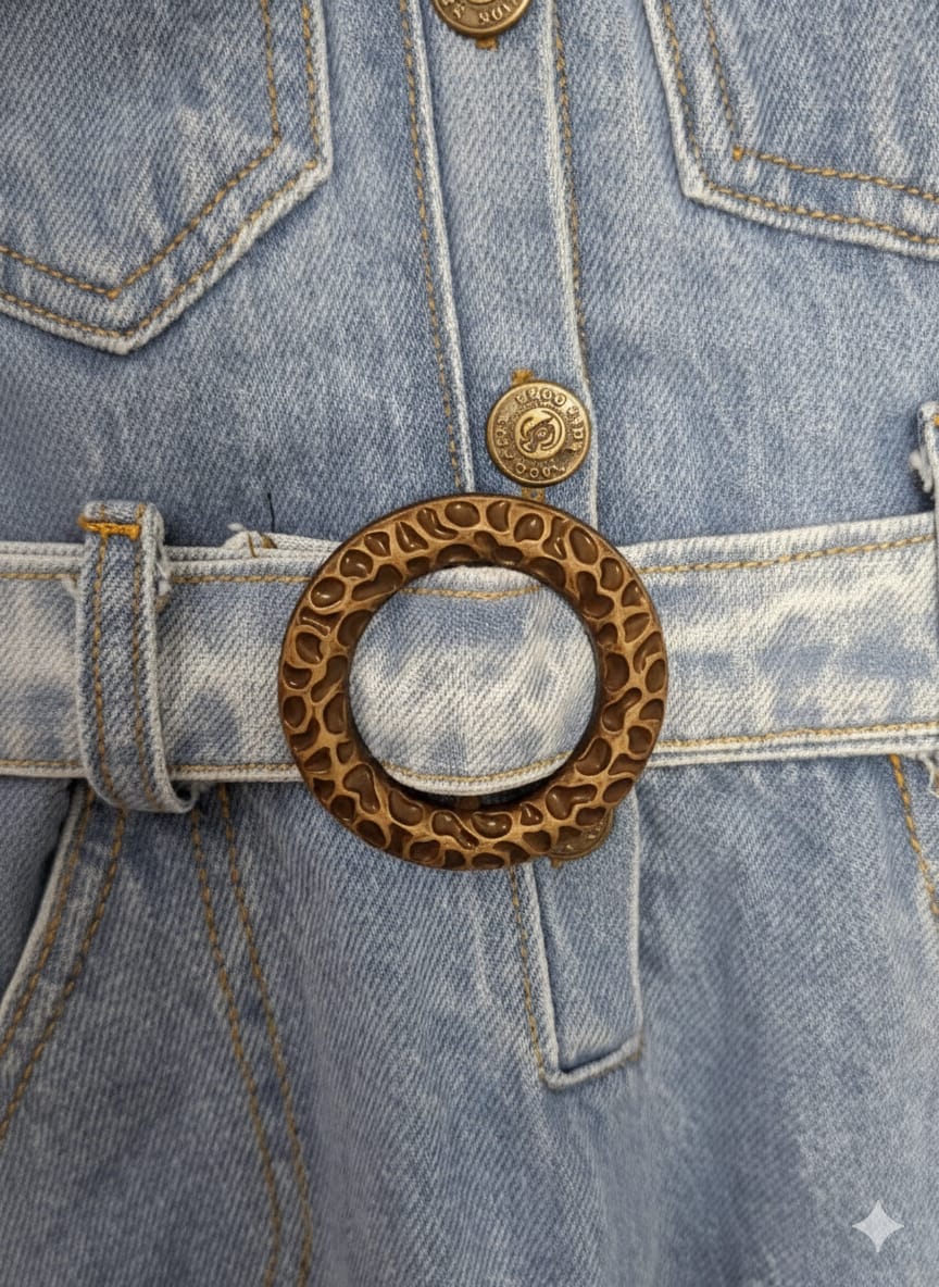 The "Little Explorer" Denim Shirtdress