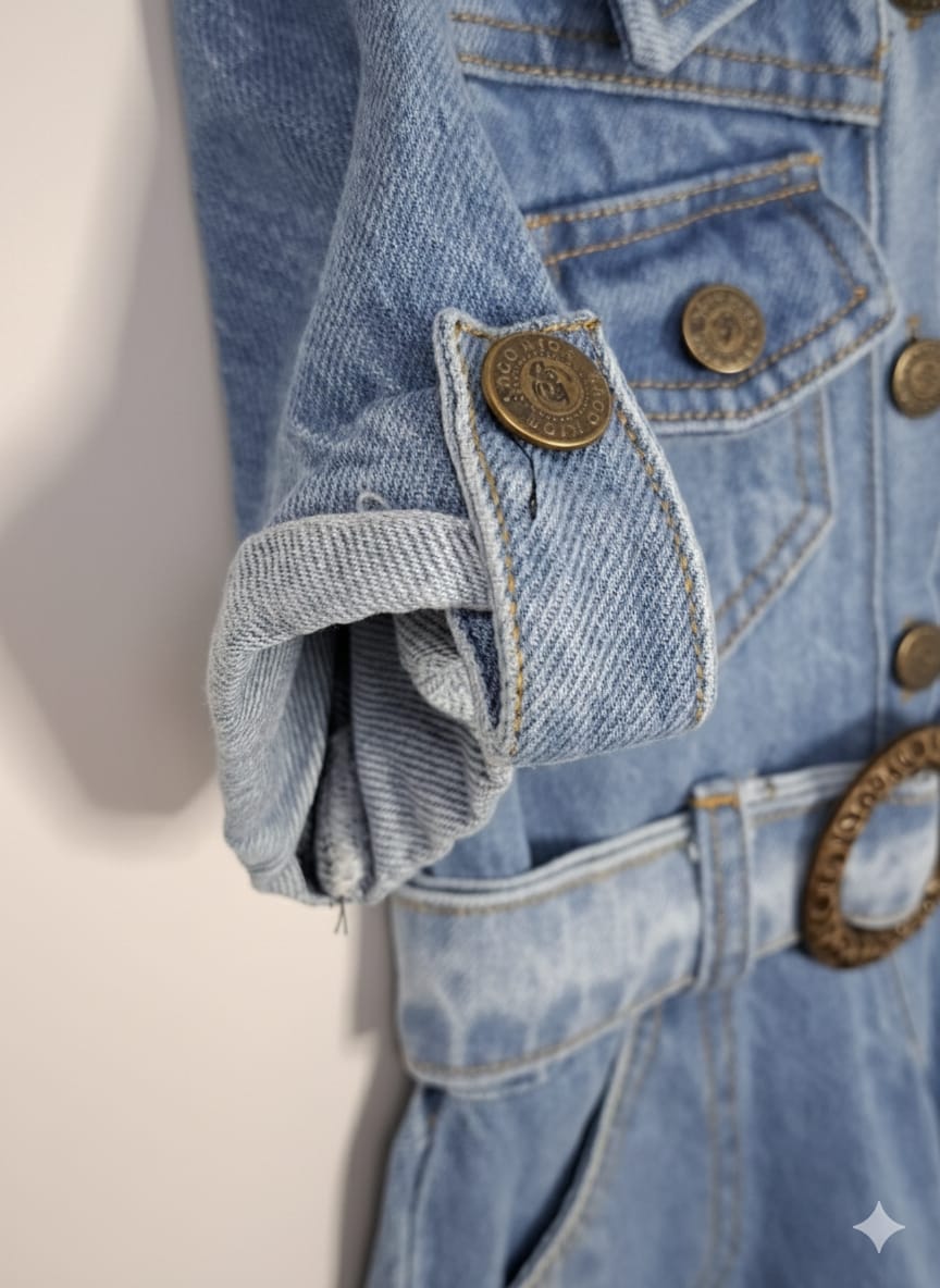 The "Little Explorer" Denim Shirtdress