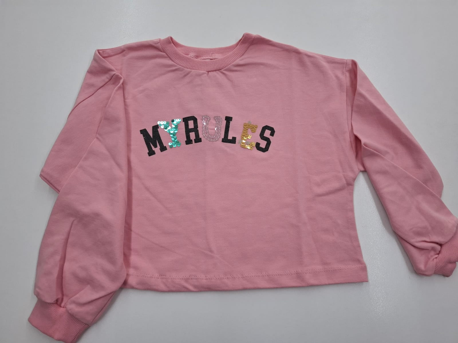 Shine Bright: The Sequined Graphic Crewneck