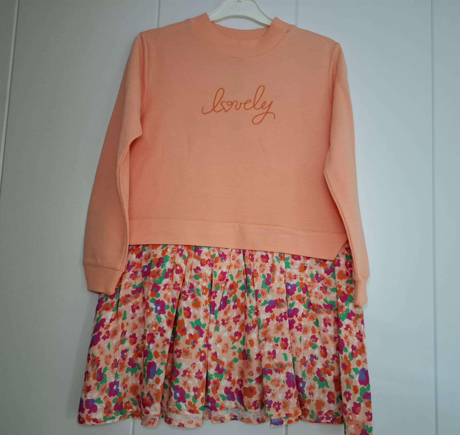 Sweet Charm: The "Lovely" Sweater-Look Dress