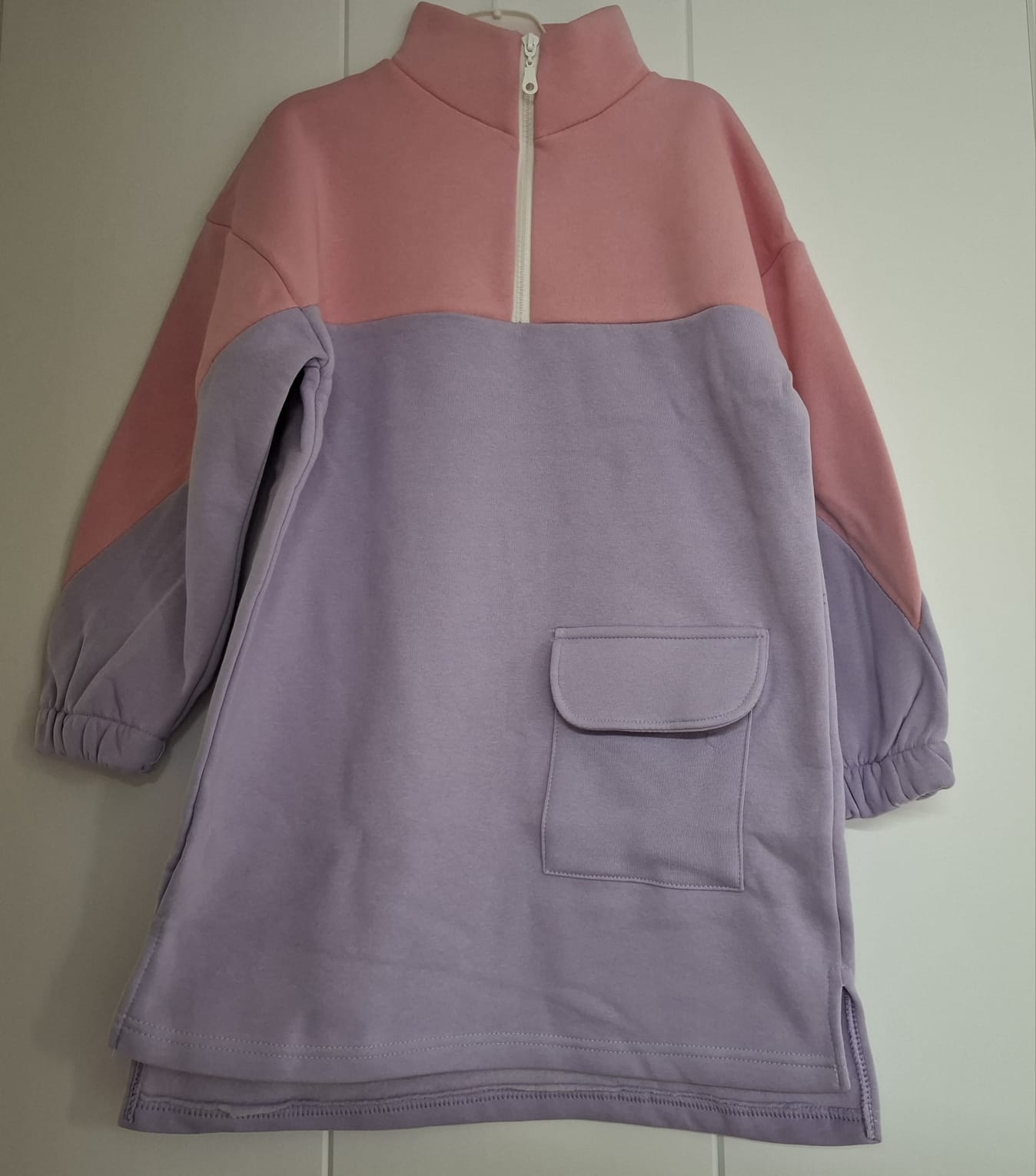 Pink & Purple Fun: The Perfect Playtime Sweater Dress