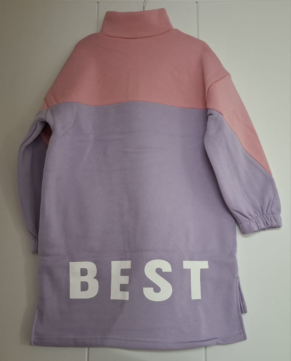 Pink & Purple Fun: The Perfect Playtime Sweater Dress