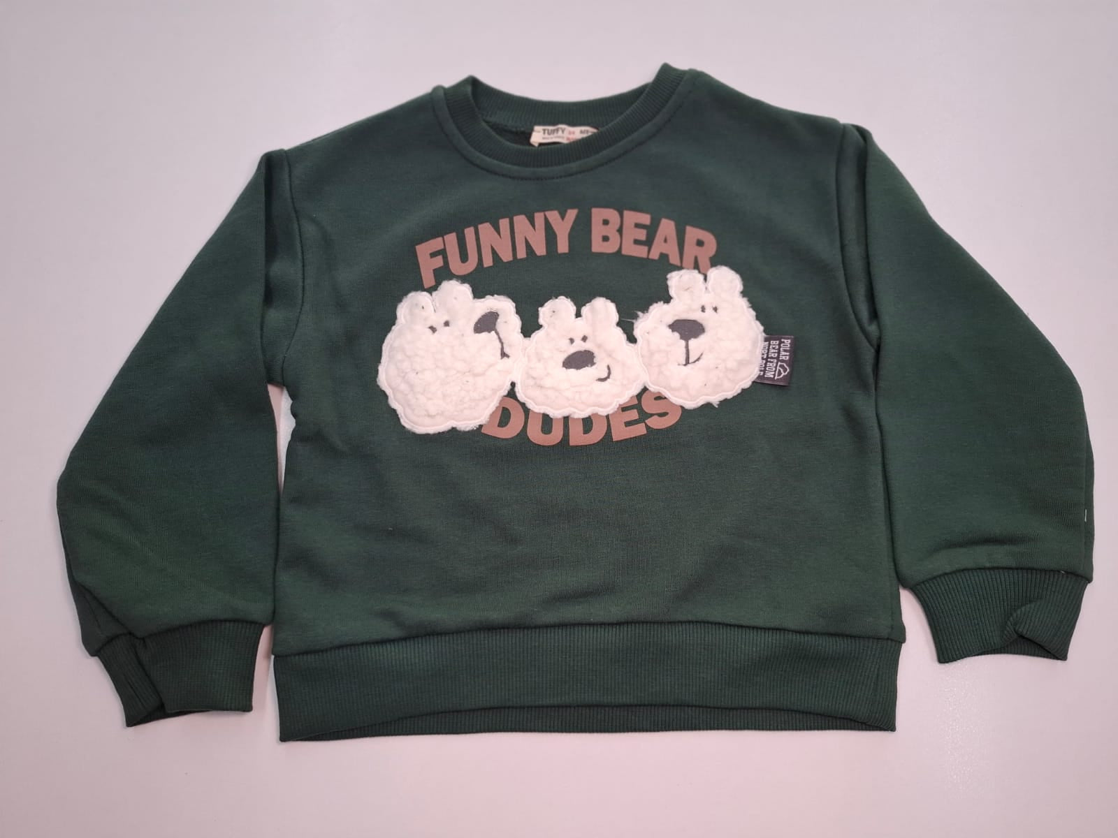 Teddy Trio: The Cutest Crewneck for Little Guys