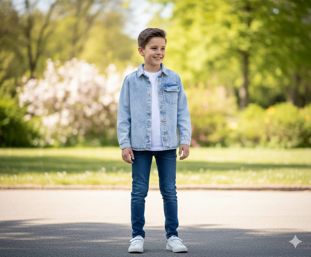 Classic Cool:  Denim Jacket for Boys