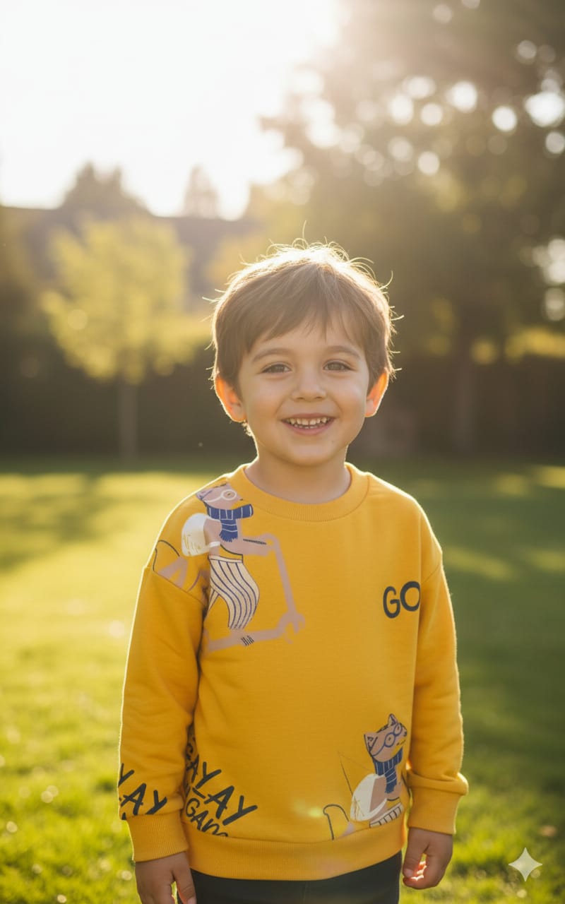 Playful Pups & Friends: The Coolest Yellow Jumper