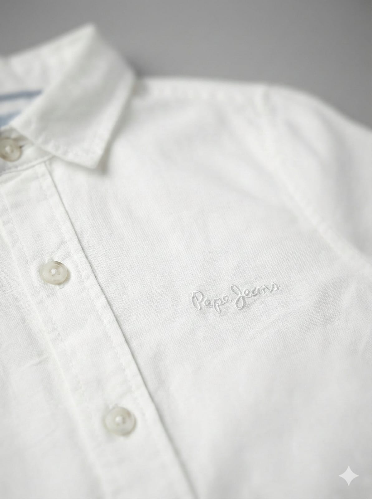 Boys' Classic Off-White Oxford Shirt