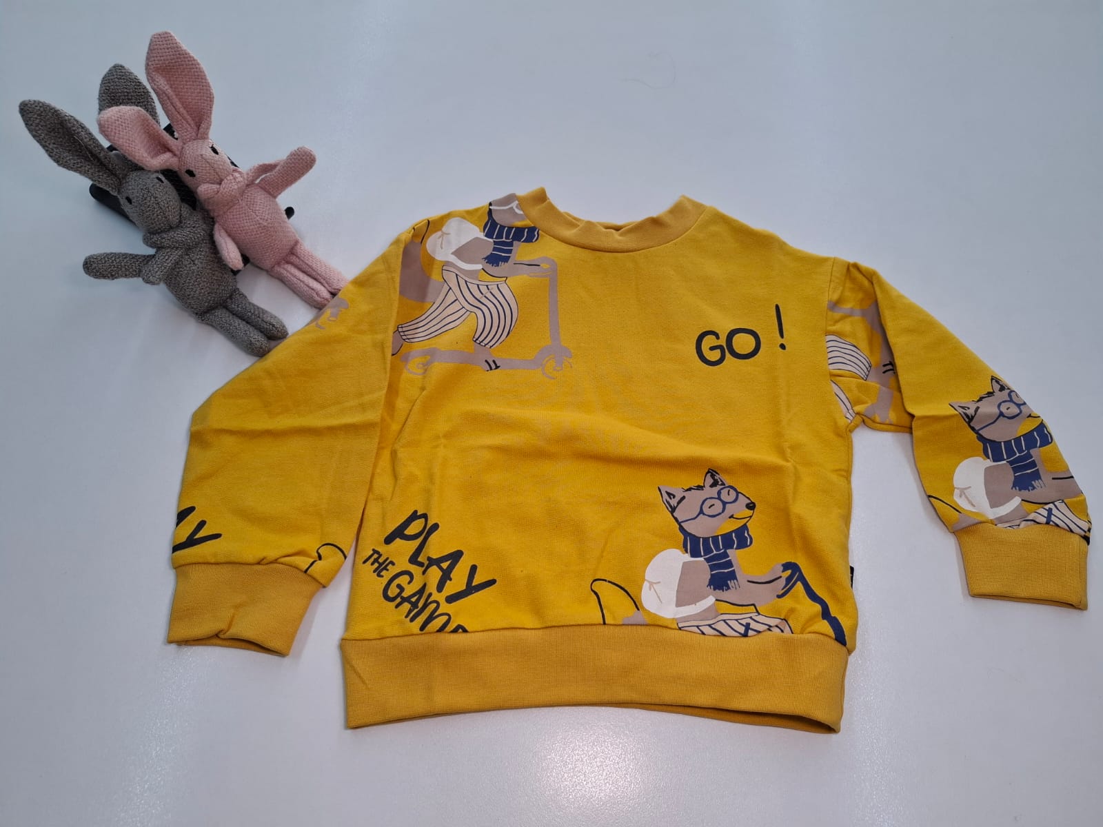 Playful Pups & Friends: The Coolest Yellow Jumper